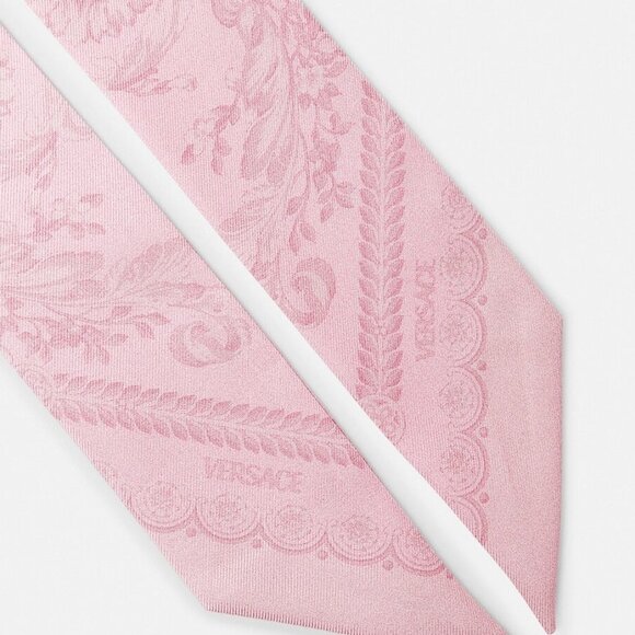 Versace Bio Silk Twill with Classic Pale Pink Bandeau - Picture 3 of 6